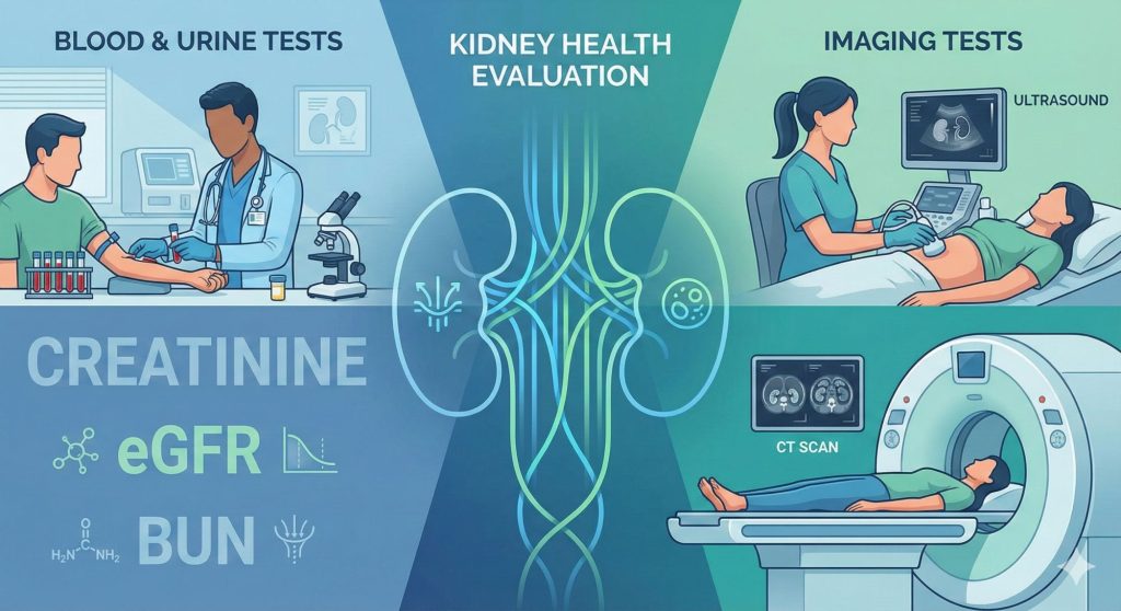 Kidney Tests CT Scan, Ultrasound, and Blood Work