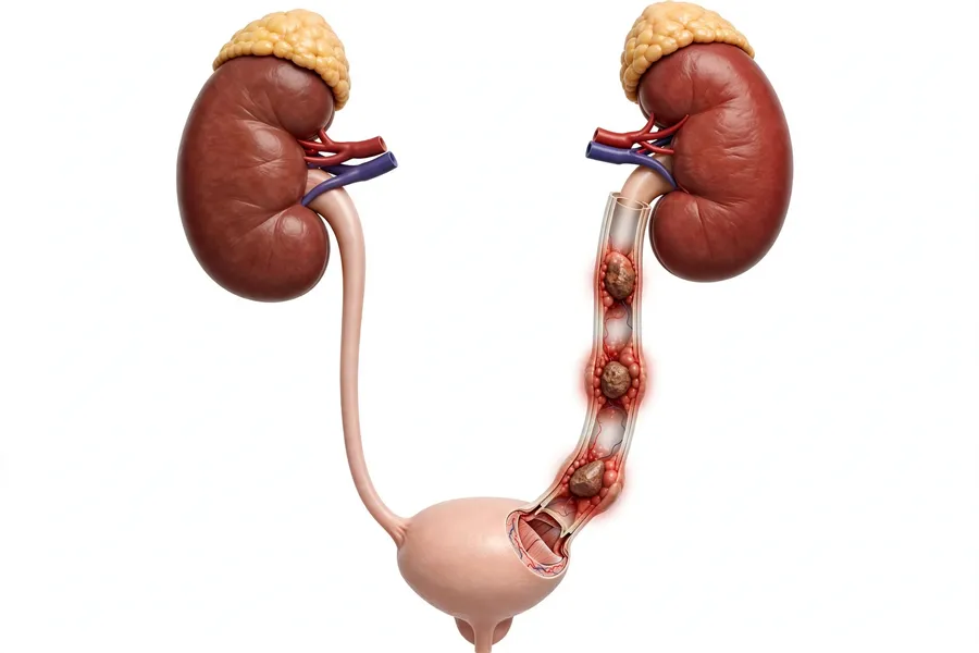 Ureteric Stone looks like by Dr Yusuf Saifee